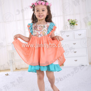 Rosa Flamenco remake flutter sleeve dress girl